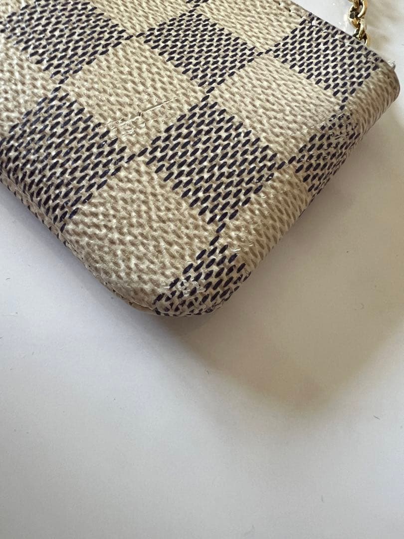 ヴィトン　アズール　ポシェットクレ　ケース　小銭入れ　N62659