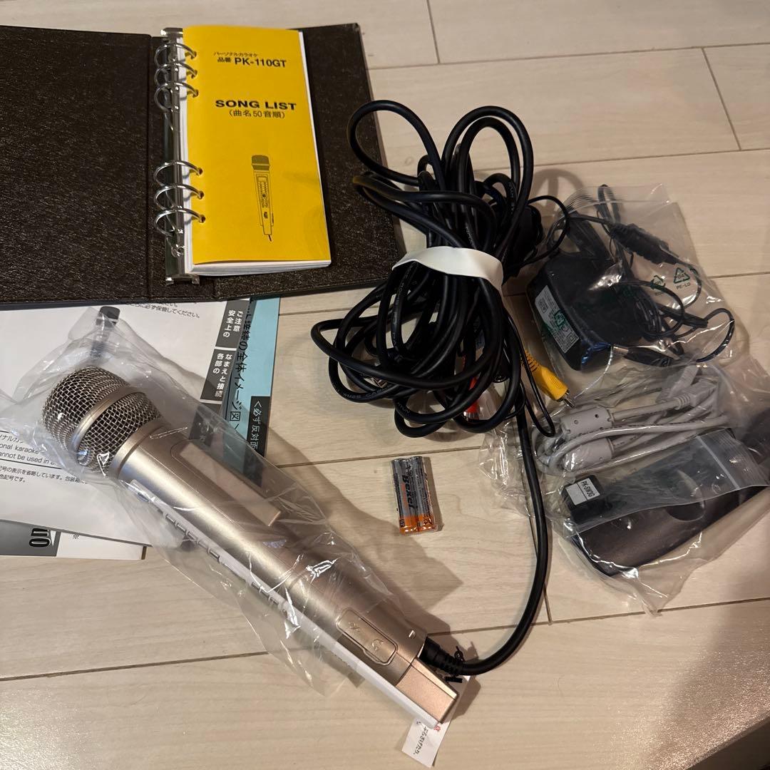 オンステージ　みんなで楽しむお家カラオケ　PK-110GT デュエットマイク付き