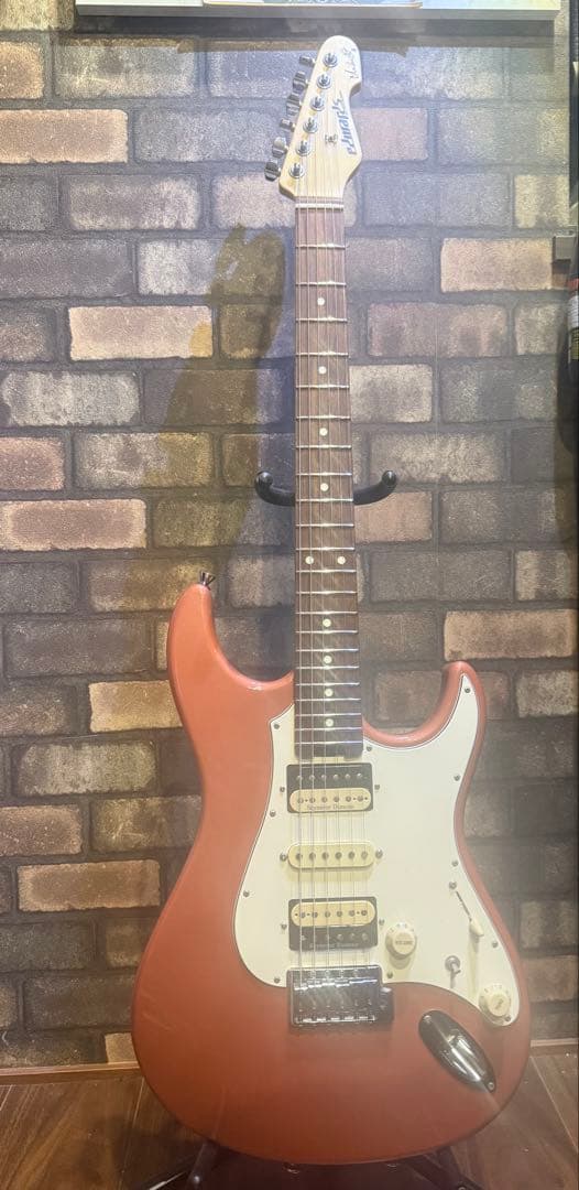 ZEROkcal様専用 工房製作の個性派シンライン・エレキギター 手描きボディ