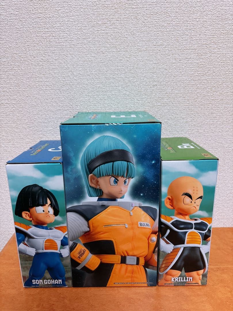 ドラゴンボール 一番くじ E賞 ブルマ B賞 クリリン C賞 孫悟飯