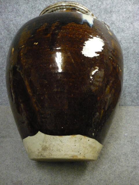 中国 三彩 柘榴 筆洗 文房具 古美術 DT250