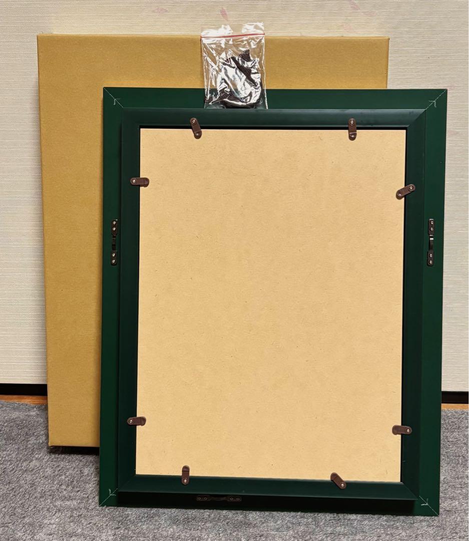 油絵 額付き 水森亜土 F6 【 人物 】手描き 人物画 油絵 水森亜土 F6号 額