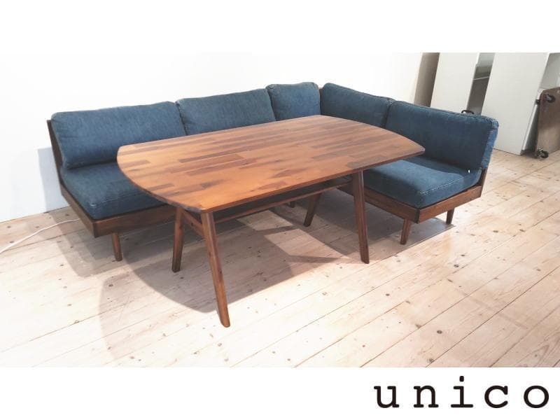 しもちゃん　unico/ウニコ　/スウェラ　ダイニング3点セット　美品