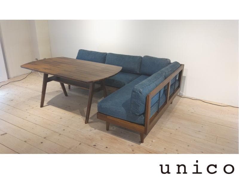 しもちゃん　unico/ウニコ　/スウェラ　ダイニング3点セット　美品