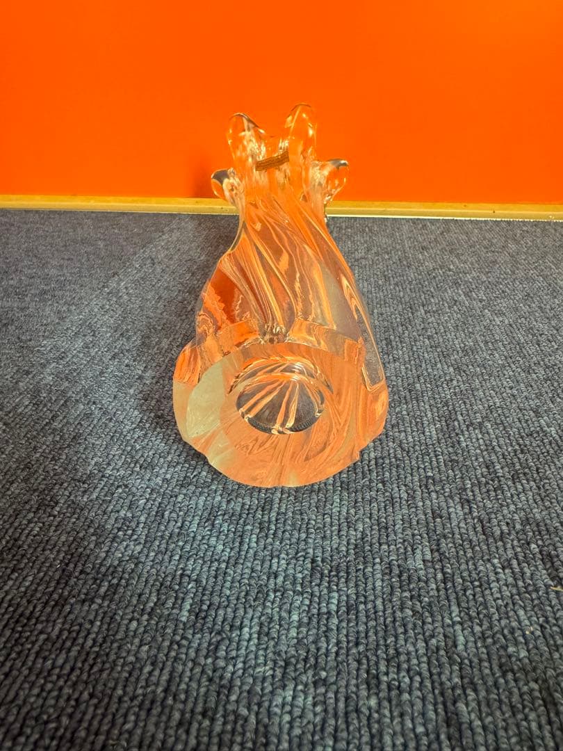 1743 VARSOVIA ポーランドからの上質なクリスタル花瓶グラス