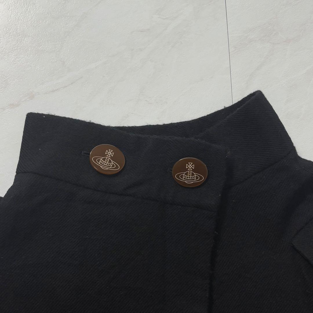 【変形】ヴィヴィアンウエストウッドレッドレーベル　オーブボタン　フレアスカート