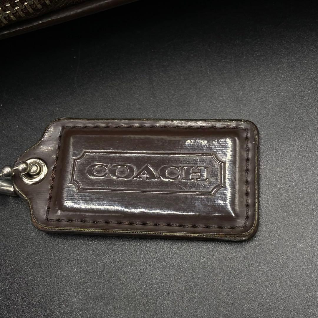 【美品】コーチ 2way ハンドバッグ ショルダー ブラウン 17439