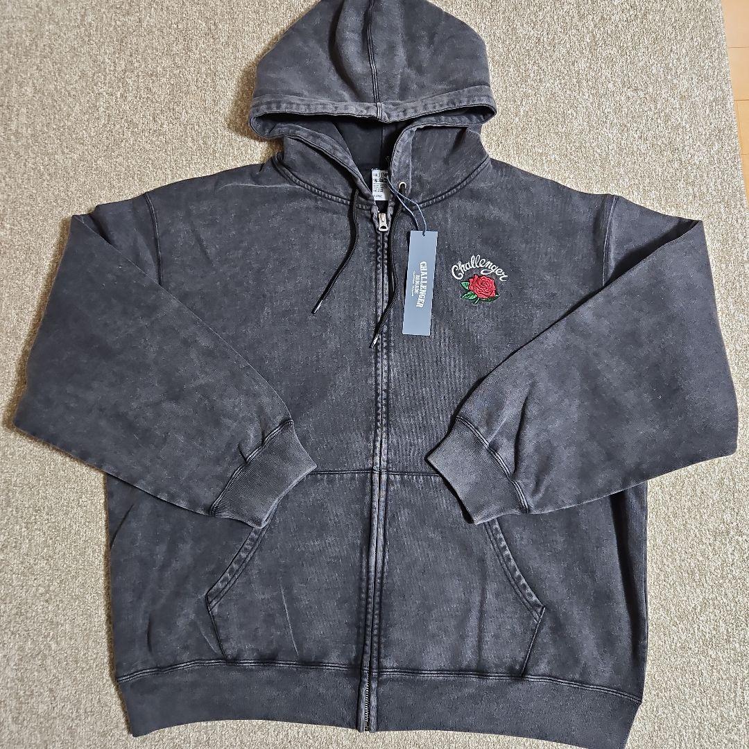 【CHALLENGER】ROSE 薔薇 ジップパーカー（XL）