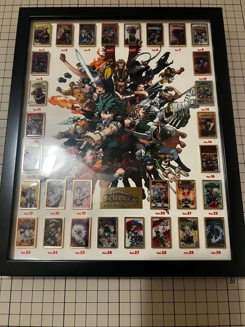 ヒロアカ展 DRAWING SMASH 額装ピンズセット