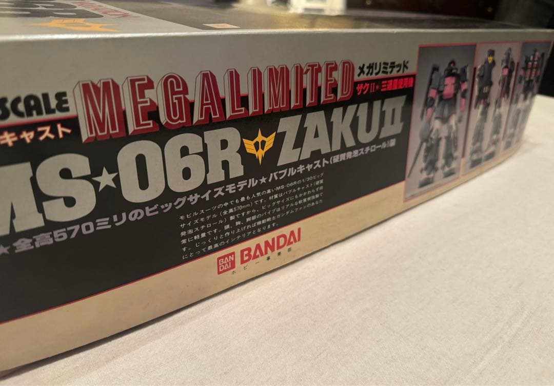 1/30 MS-06R ザクⅡ 三連星使用機 バブルキャストモデル 黒い三連星