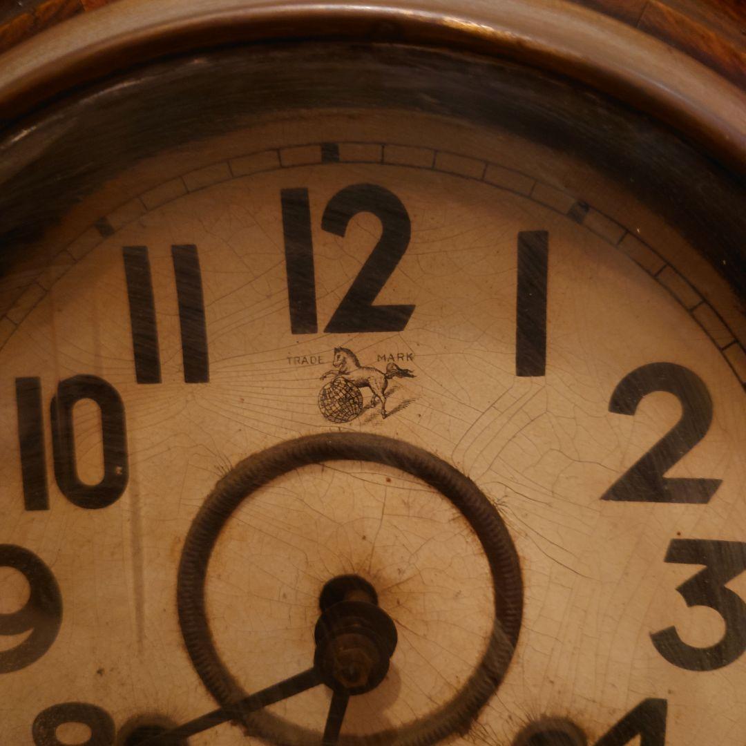 尾張時計　大正後期〜昭和初期戦前　振り子時計　ボンボン時計動作品