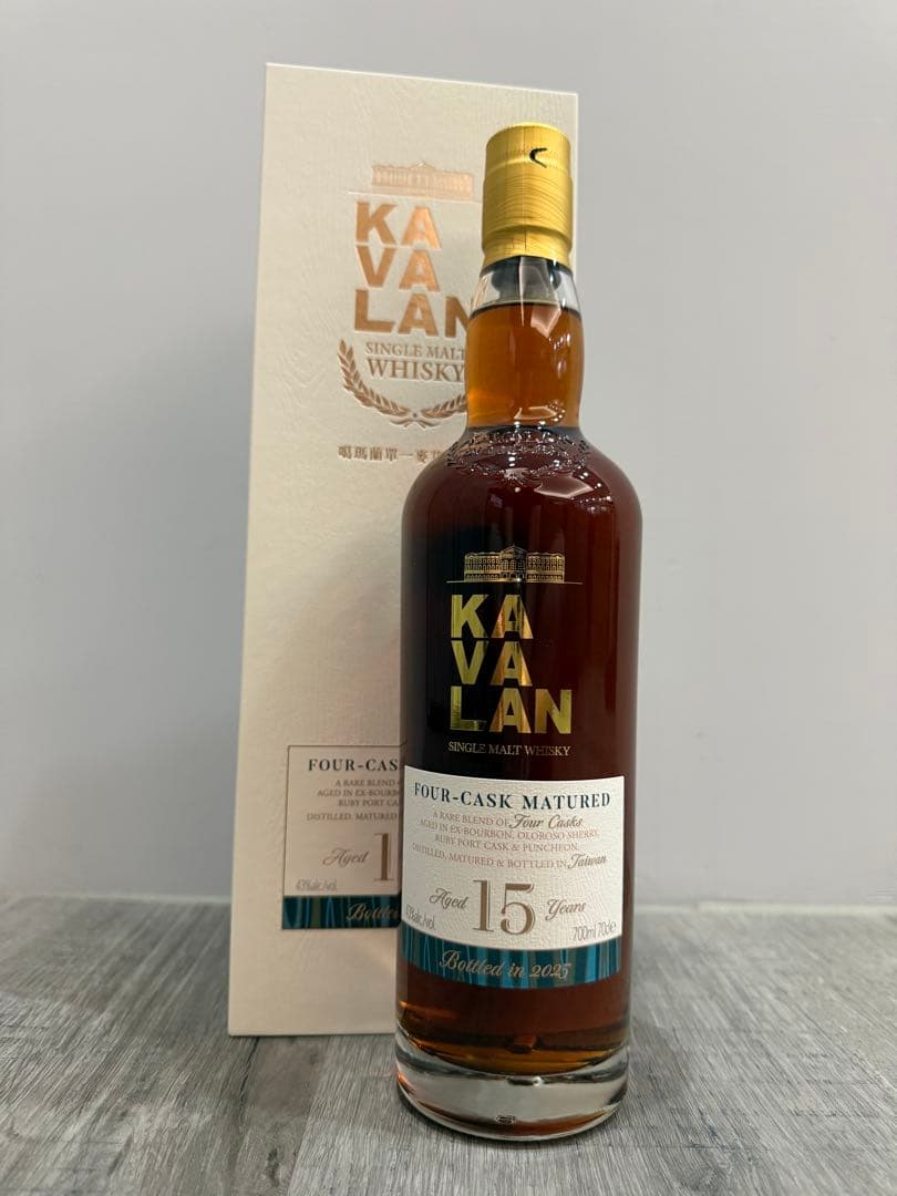 カバラン 初の15年年数熟成 日本未発売 数量限定 2025 KAVALAN カバラン 初の15年年数熟成 日本未発売 数量限定 2025 KAVALAN ト*ロ様