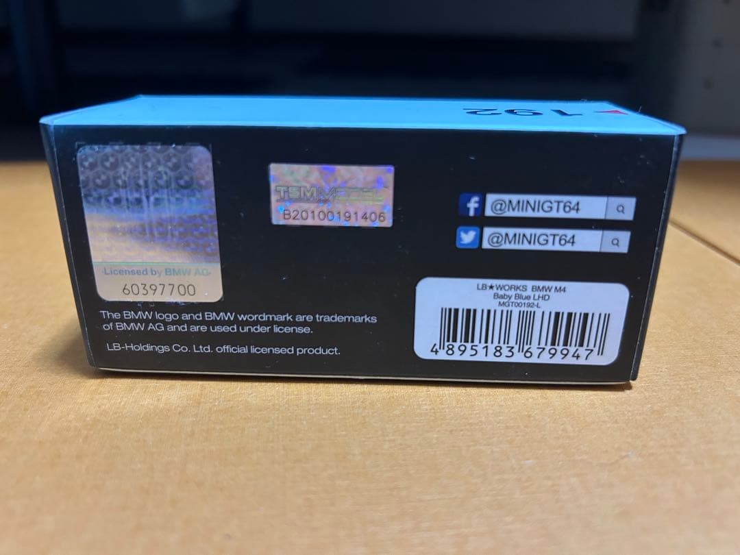 MINI GT LB★WORK BMW M4 ベイビーブルー No.192