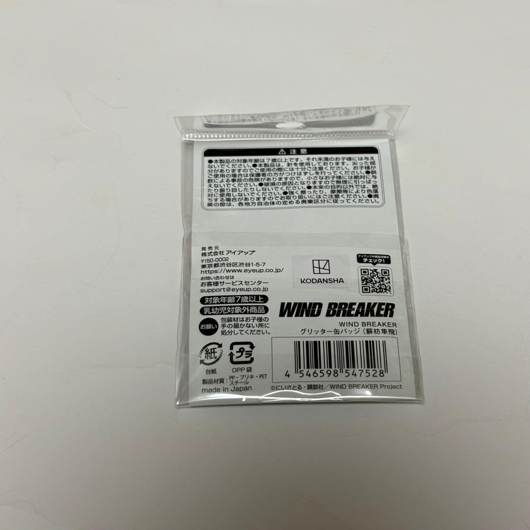 WIND BREAKER グリッター缶バッジ 缶バッジ 蘇枋 隼飛　16点セット