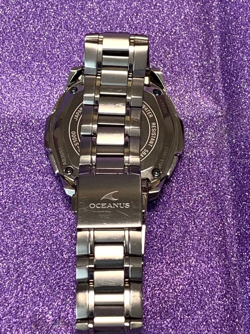 カシオ電波ソーラー腕時計OCEANUS Manta OCW-S1000