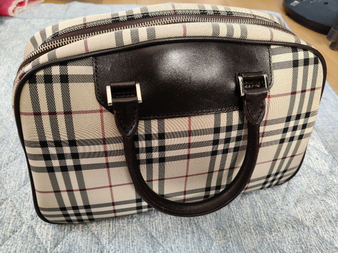 Burberry チェック柄 ハンドバッグ 中型