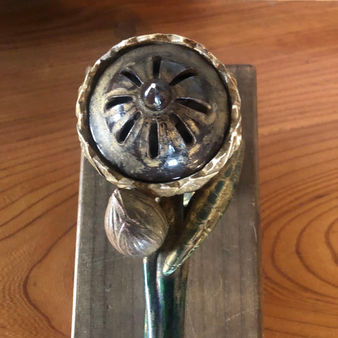 稀少な浦野乾哉(六世乾山)作色絵柄香炉共箱入