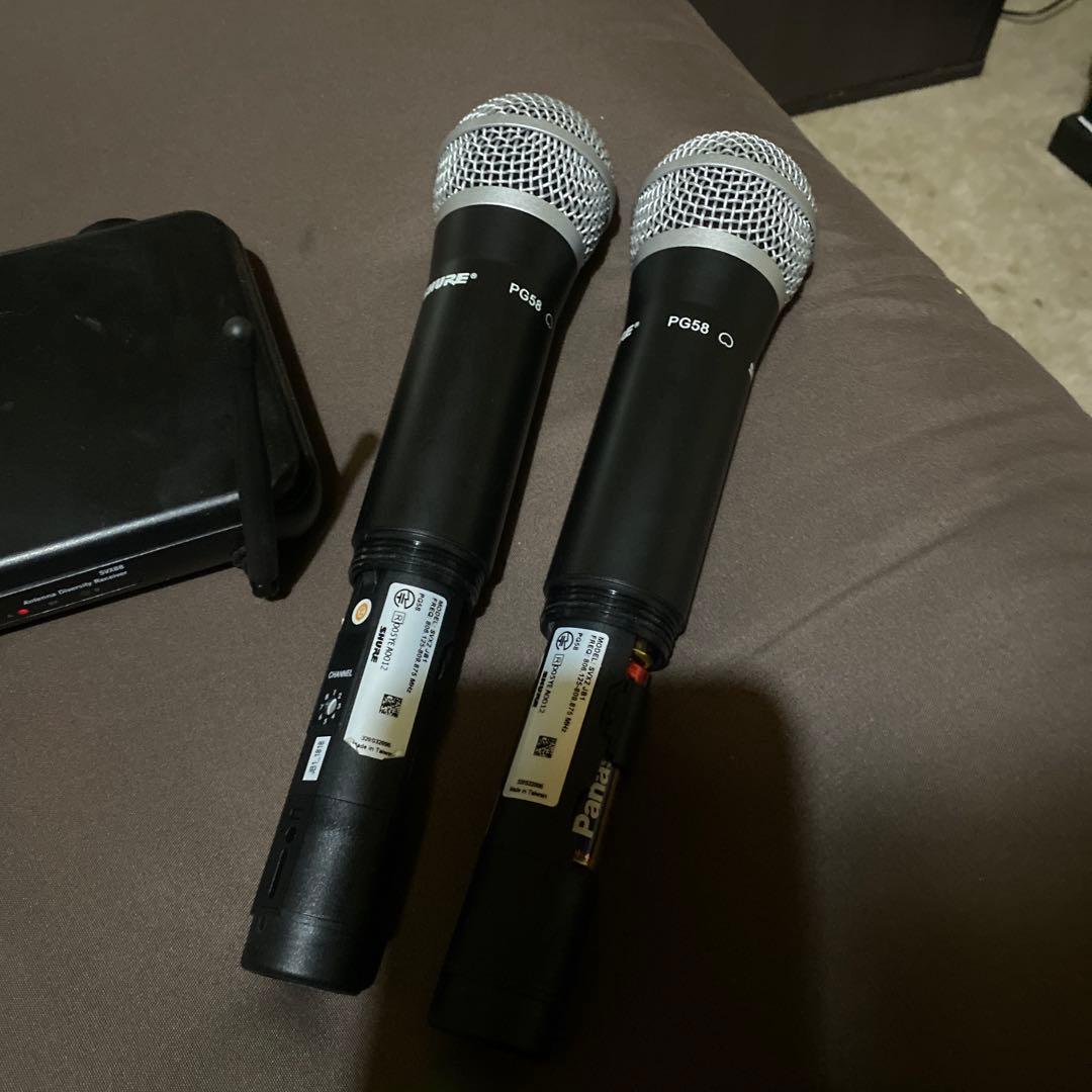 SHURE SVX288/PG58 ワイヤレスマイクシステム