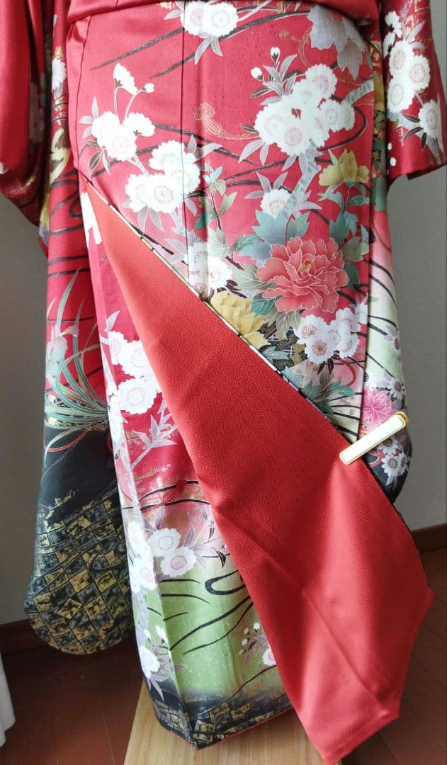 kkim様 練習用にも！ 388.振袖単品 正絹 フルセット 成人式 谷崎潤一郎