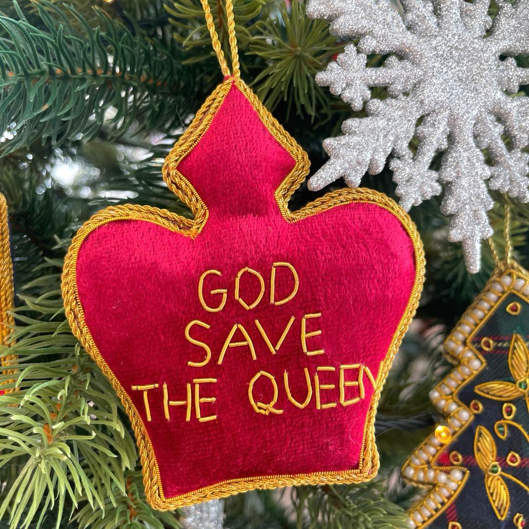 英国 バッキンガム宮殿 エリザベス女王 オーナメント ロイヤル