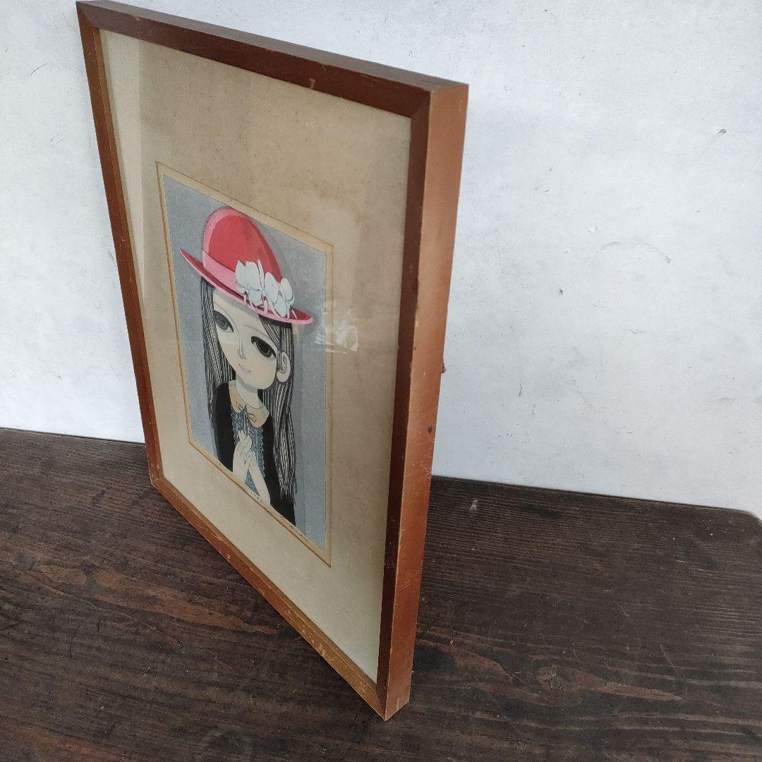 真作】池田修三 一月 1982年 直筆サイン 木版画 日焼けあり 45×