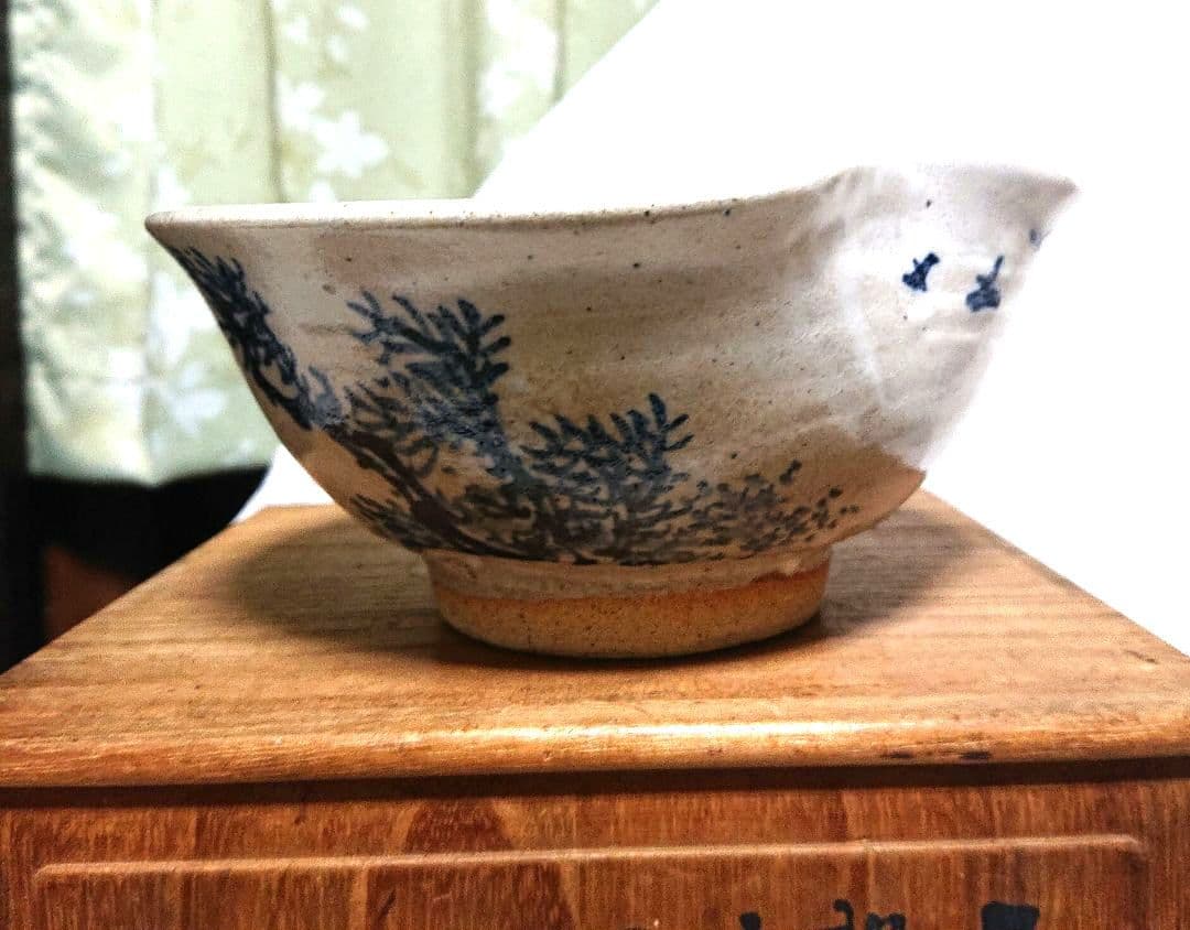 菓子鉢山本石莊画A446