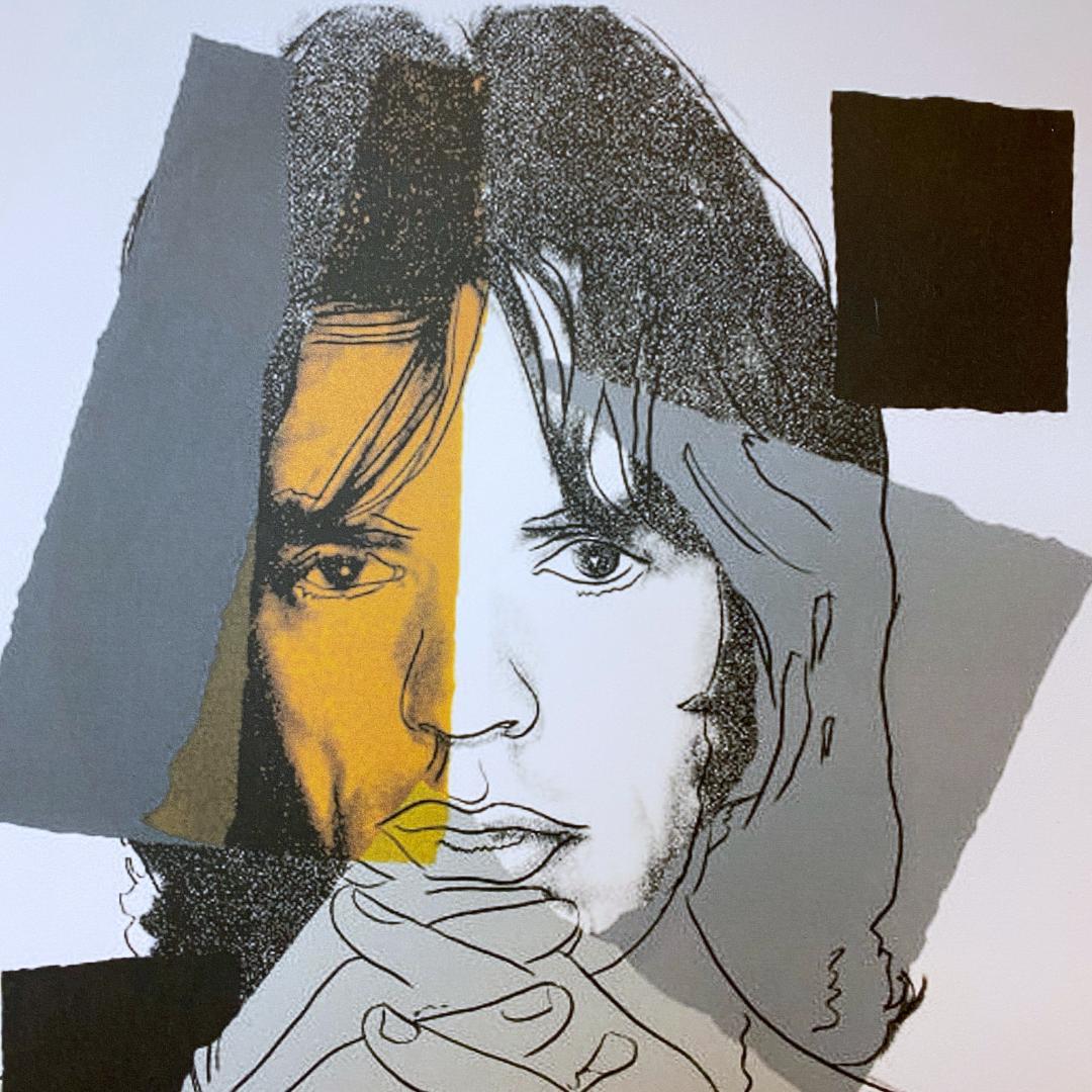 模写】世界限定100枚! アンディ・ウォーホル ミック・ジャガー リトグラフ