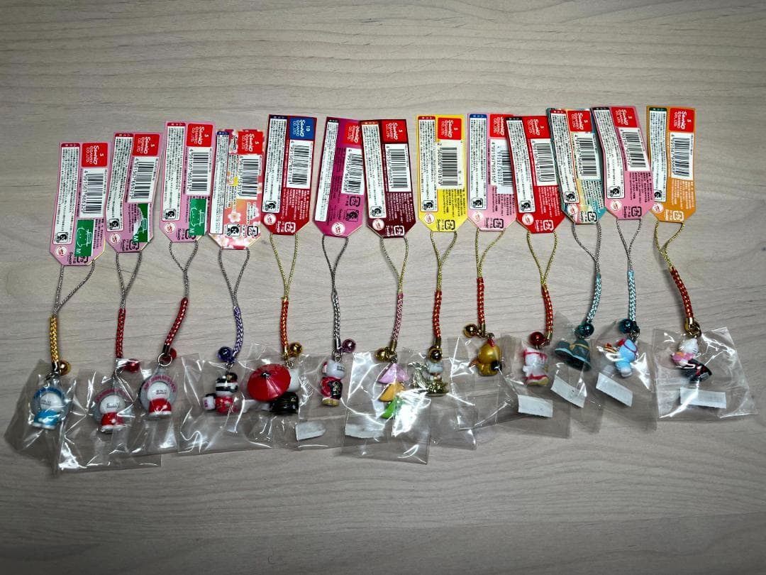 ご当地キティ　ハローキティ 京都・名古屋・三重限定　根付けストラップ