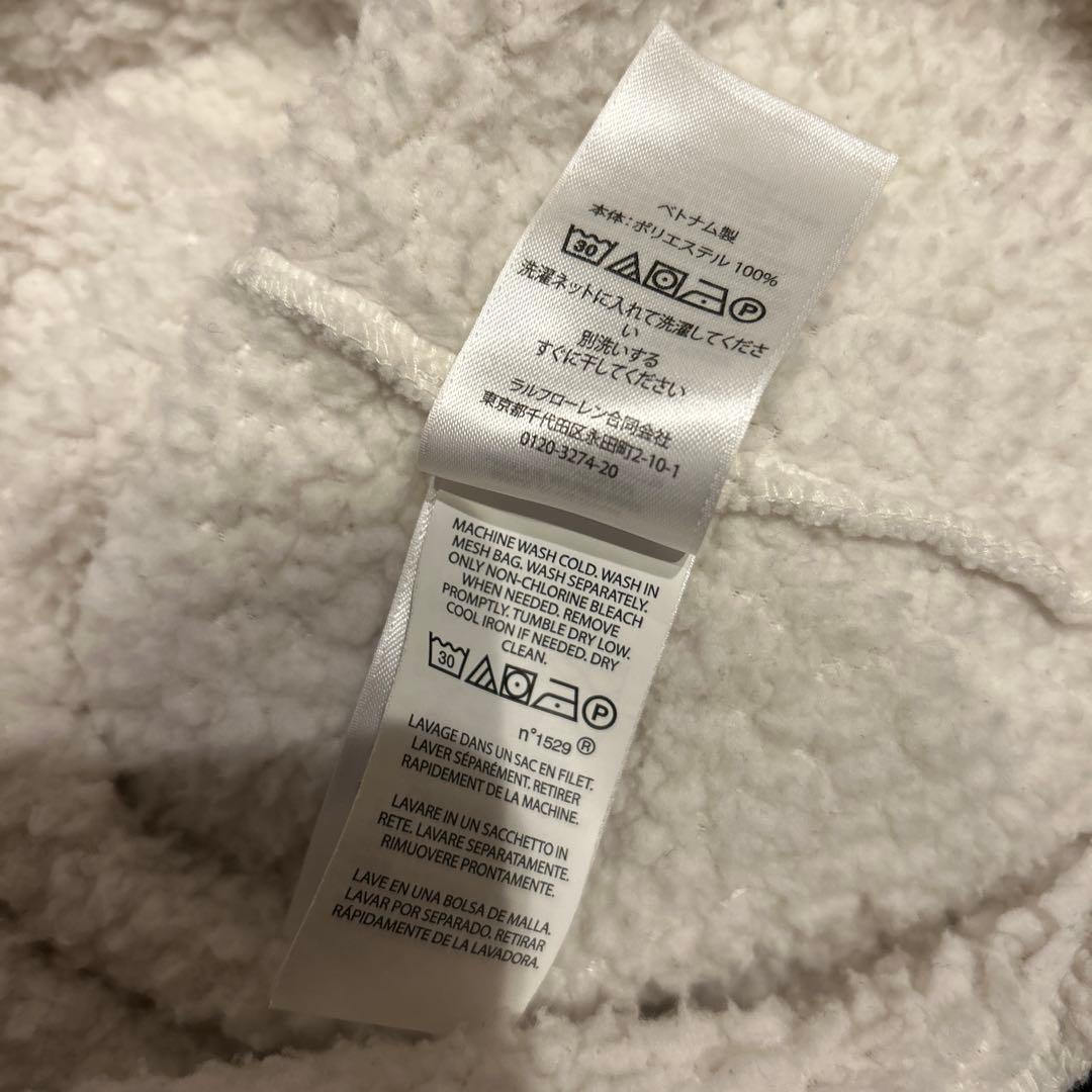 【美品】POLO RALPH LAUREN ポロベア刺繍ロゴパーカー 古着 XL