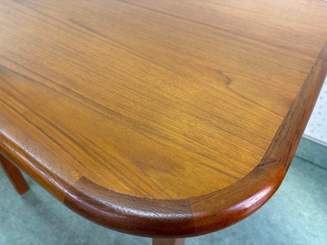 デンマーク　ヴィンテージ　エクステンション　スクエア　ダイニングテーブル