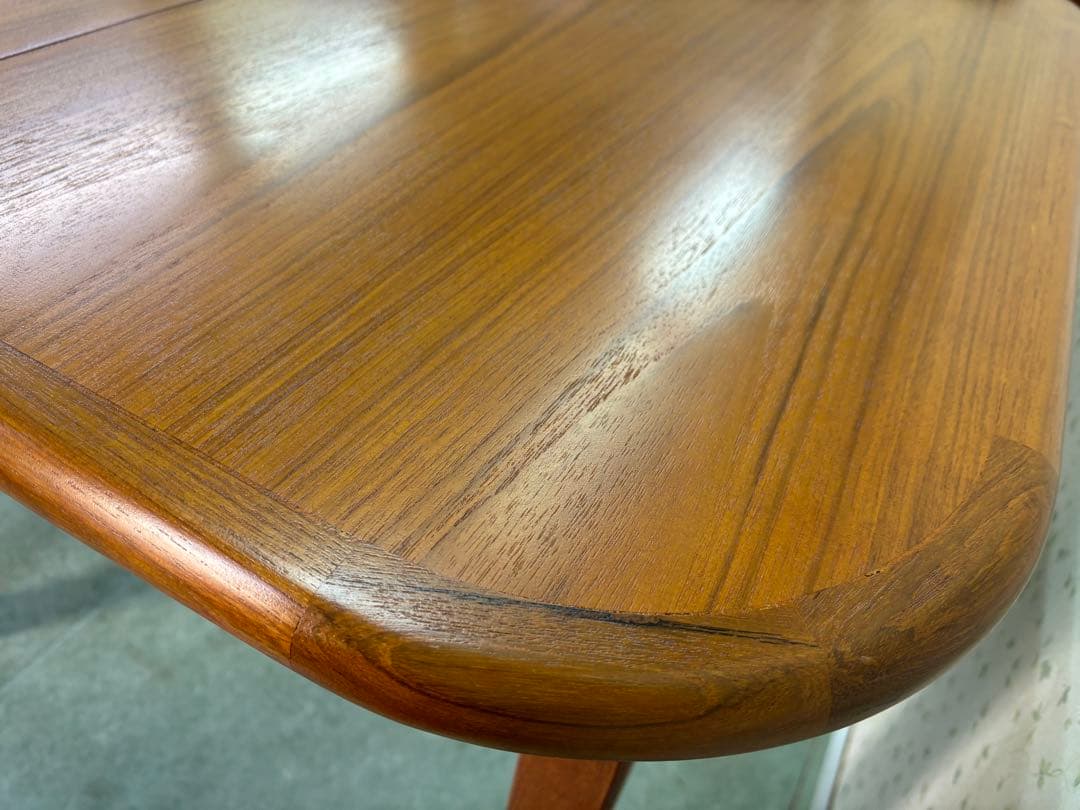 デンマーク　ヴィンテージ　エクステンション　スクエア　ダイニングテーブル