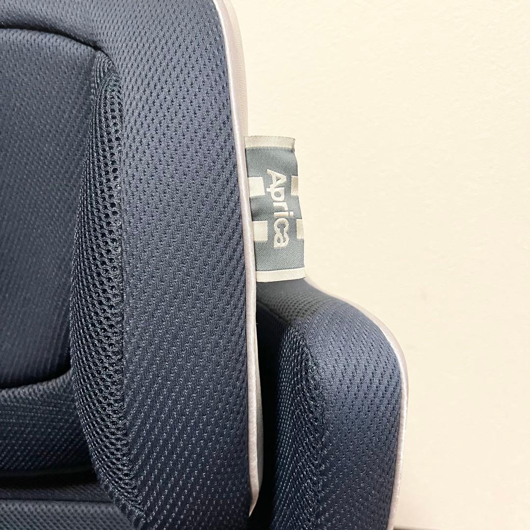 【極美品】ApricaアップリカジュニアシートエアグルーヴAG ネイビー