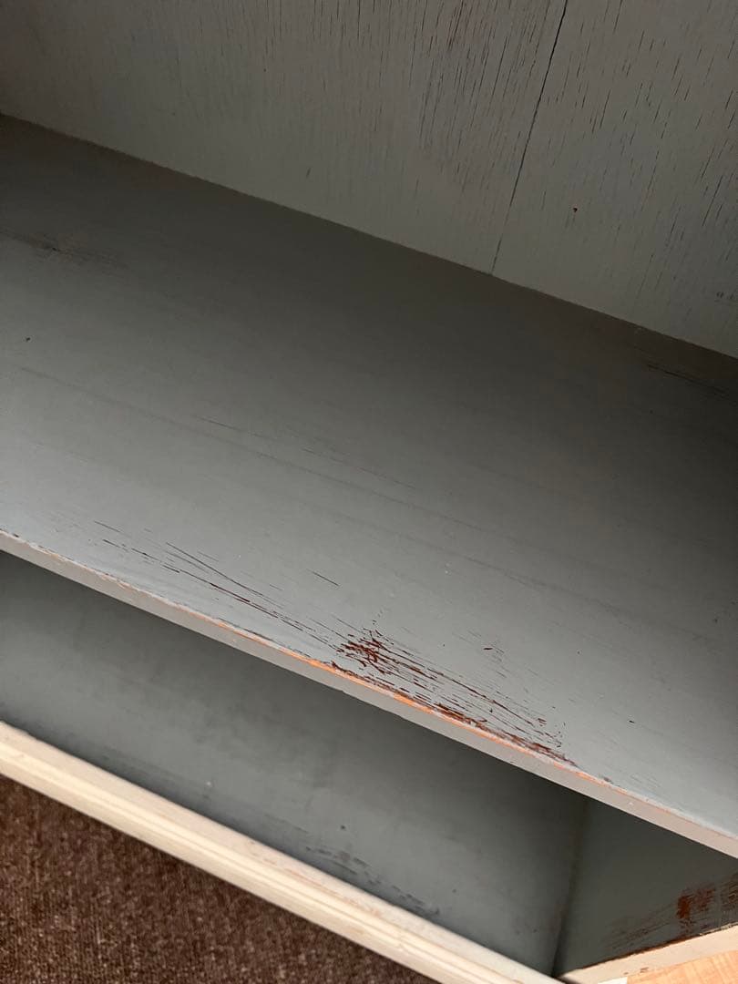 最終お値下げ価格！アンティーク風に作った白い棚＊シャビー