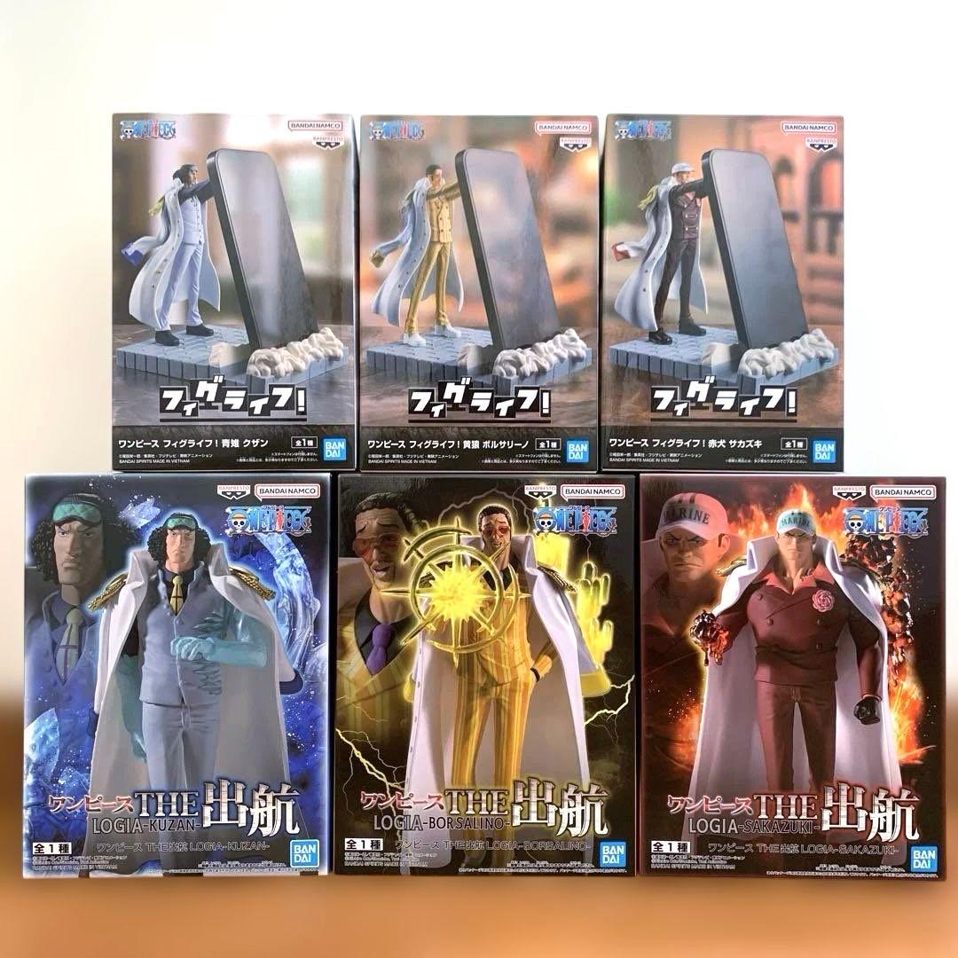 ONE PIECE THE出航 フィグライフ! 赤犬 黄猿 青雉 フィギュア - メルカリ