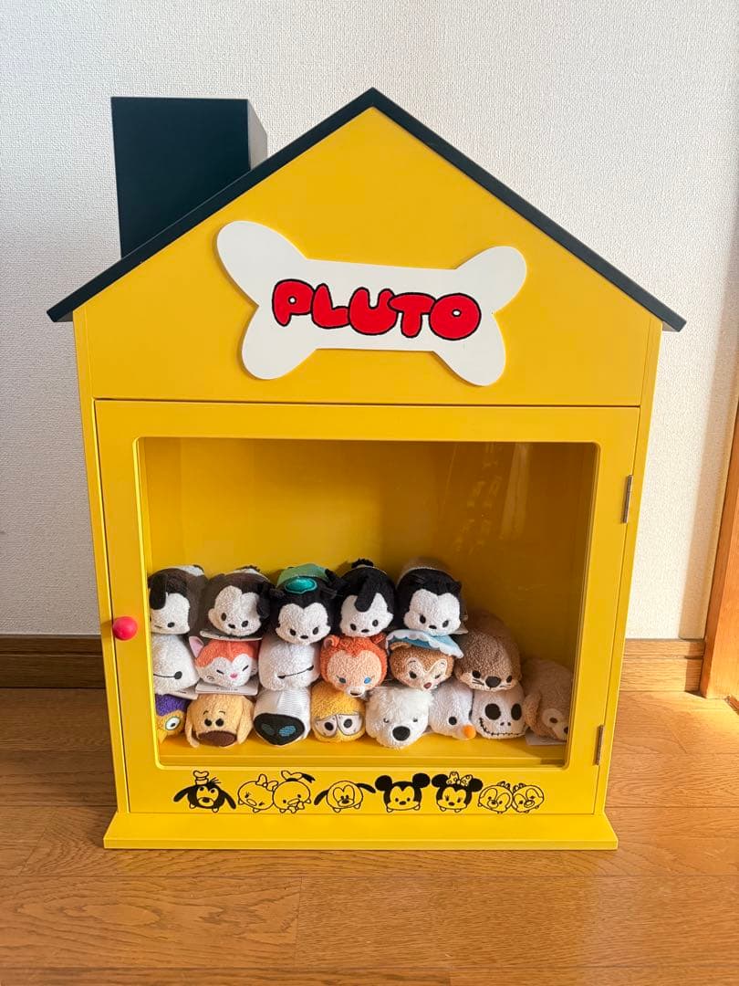 ディズニー　ベルメゾン　ツムツム　ぬいぐるみ収納ボックス　プルートの犬小屋 プルートデザインも登場！ベルメゾン ディズニー「ツムツムぬいぐるみ