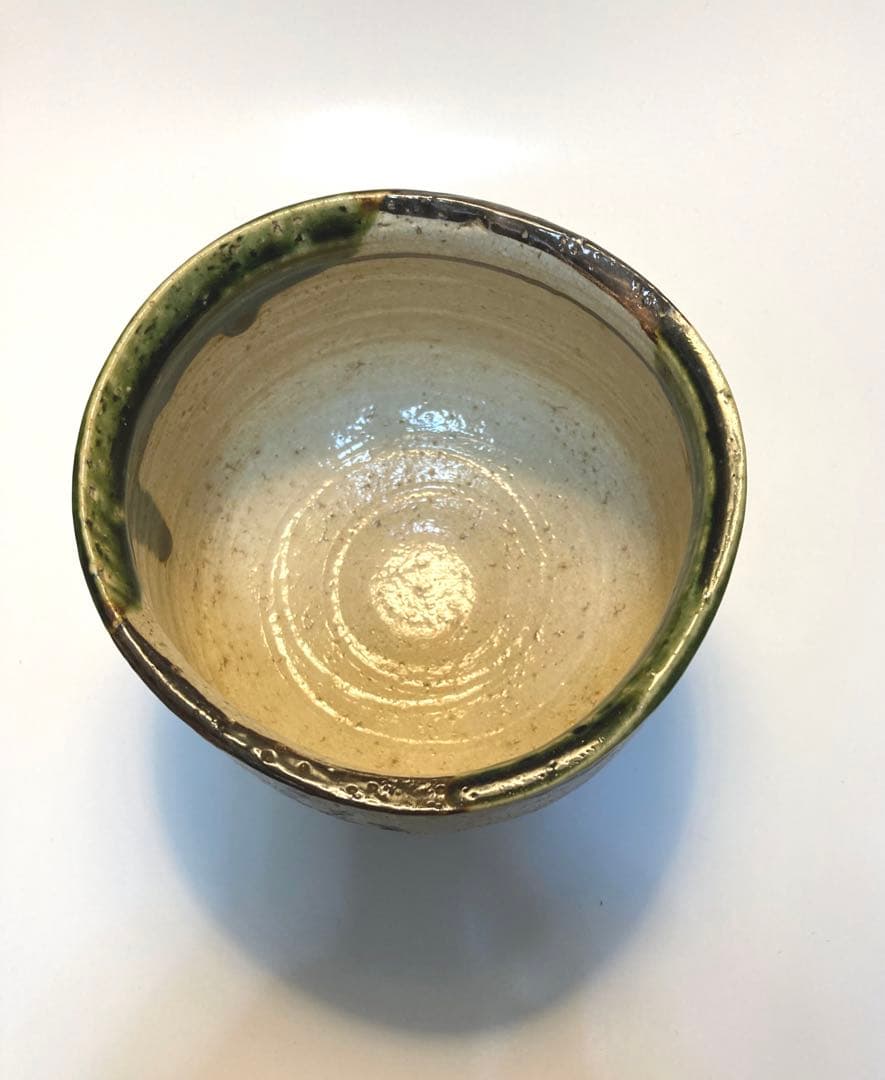 織部焼 山口茂造 色絵 茶碗 抹茶碗 茶事 茶道具