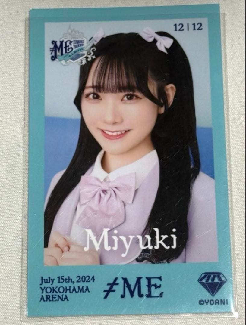 ≠ME ノイミー 本田珠由記 入場特典 横浜アリーナ ミニフォト - メルカリ
