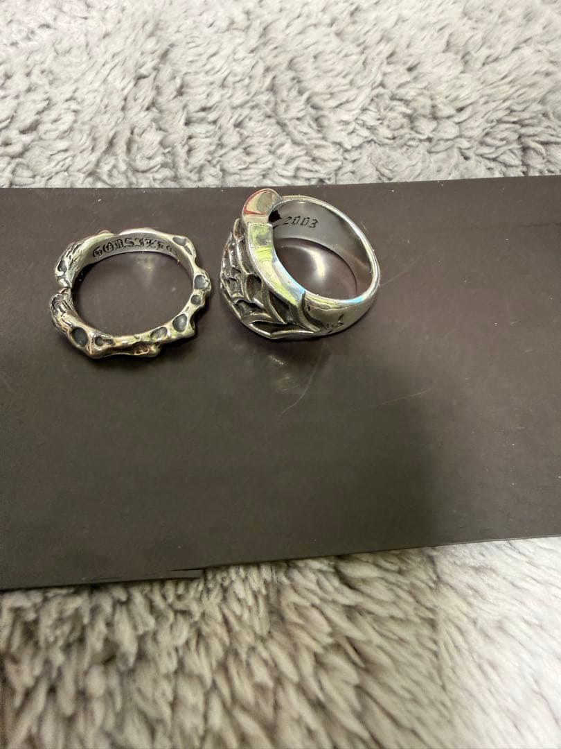 スパイダーウェブデザイン シルバーリングセット19号