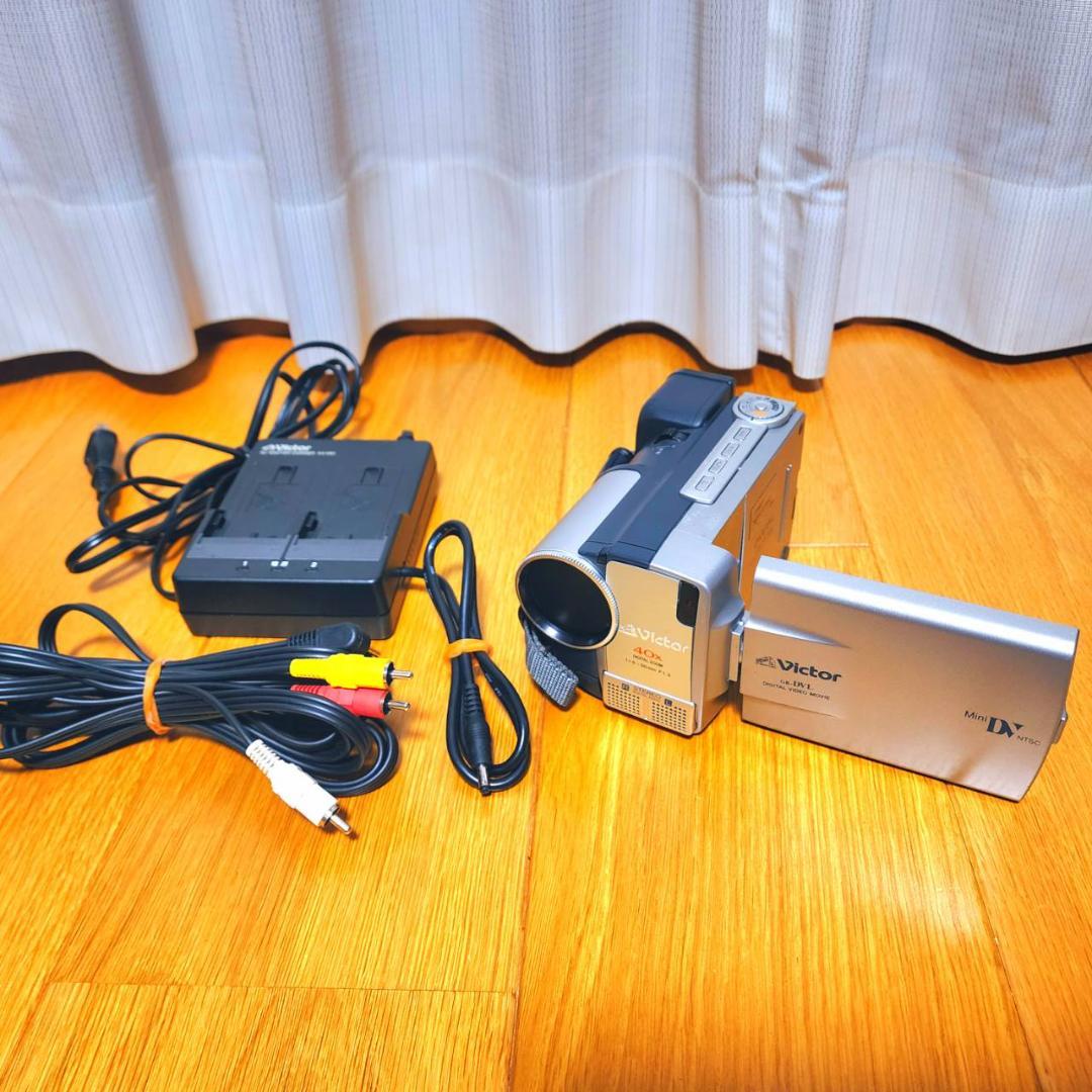 動作確認済】希少 Victor MiniDV 高画質 ビデオカメラ セット - メルカリ