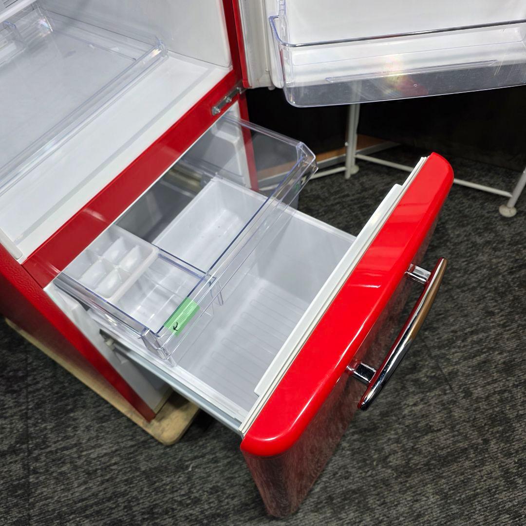 10768送料無料！レトロデザイン！eangle 2ドア 冷蔵庫