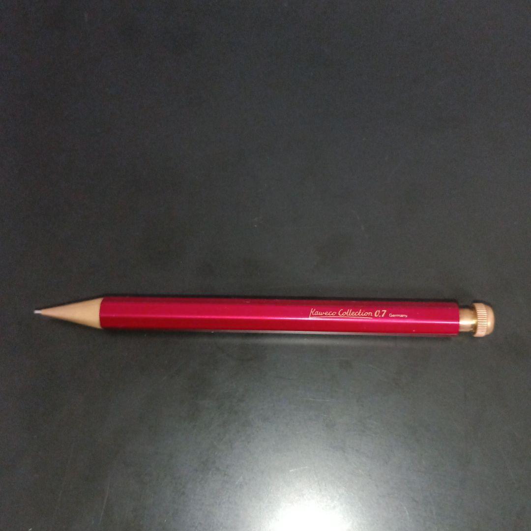 カヴェコスペシャルレッド0.7ブラックのカヴェコスペシャルの箱付き カヴェコ レッド】2021 0.7mm シャーペンを開封＆レビュー！ Kaweco