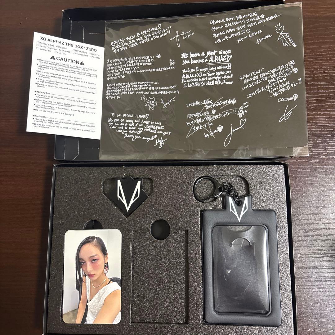 XG ALPHAZ THE BOX「ZERO」 初年度プレミアム会員限定 グッズ