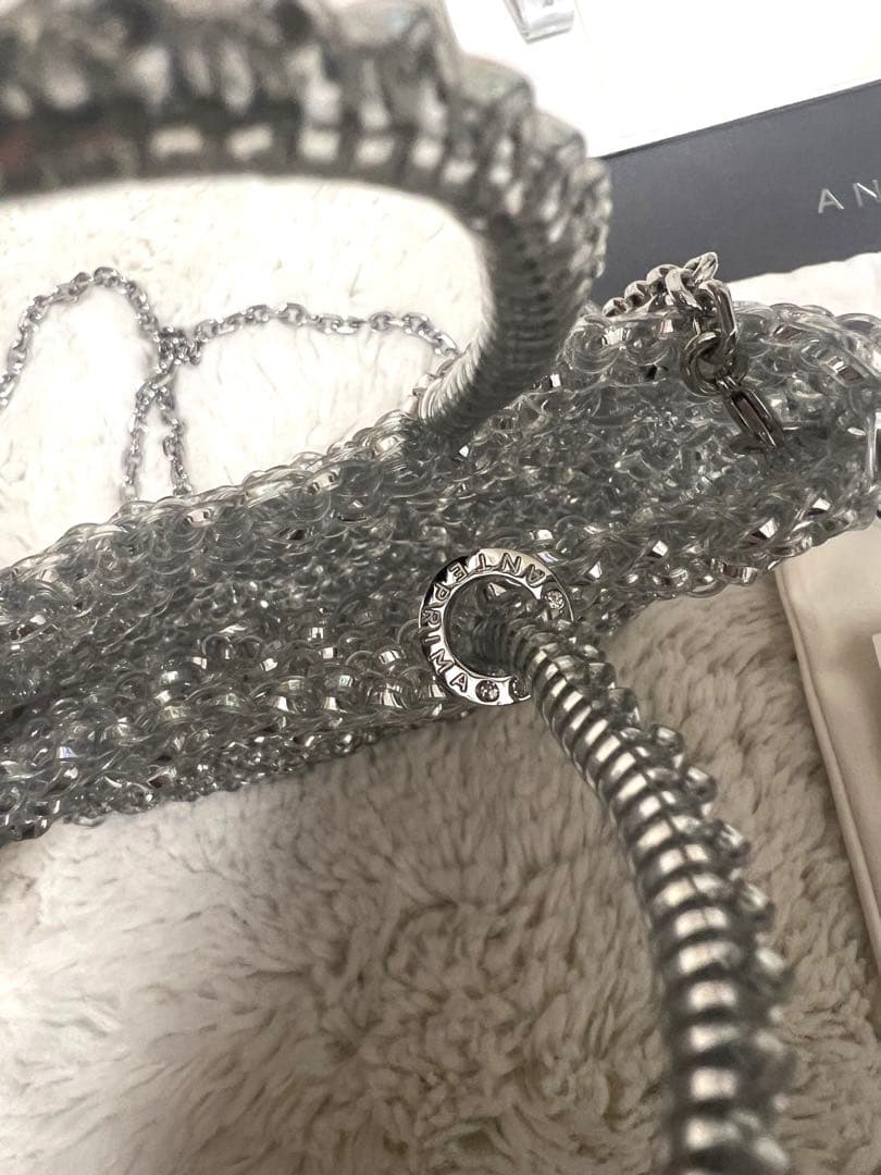 【国内正規品】 ANTEPRIMA ミニアトゥーラ シルバー　インバッグ付き