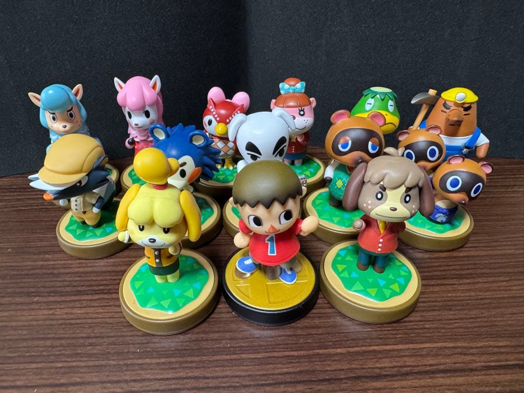 任天堂 どうぶつの森 amiibo フィギュア 13体+むらびと セット
