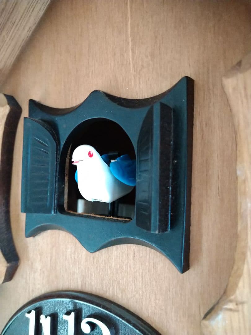 RHYTHM　鳩時計　カッコーメルビル　木製 掛時計