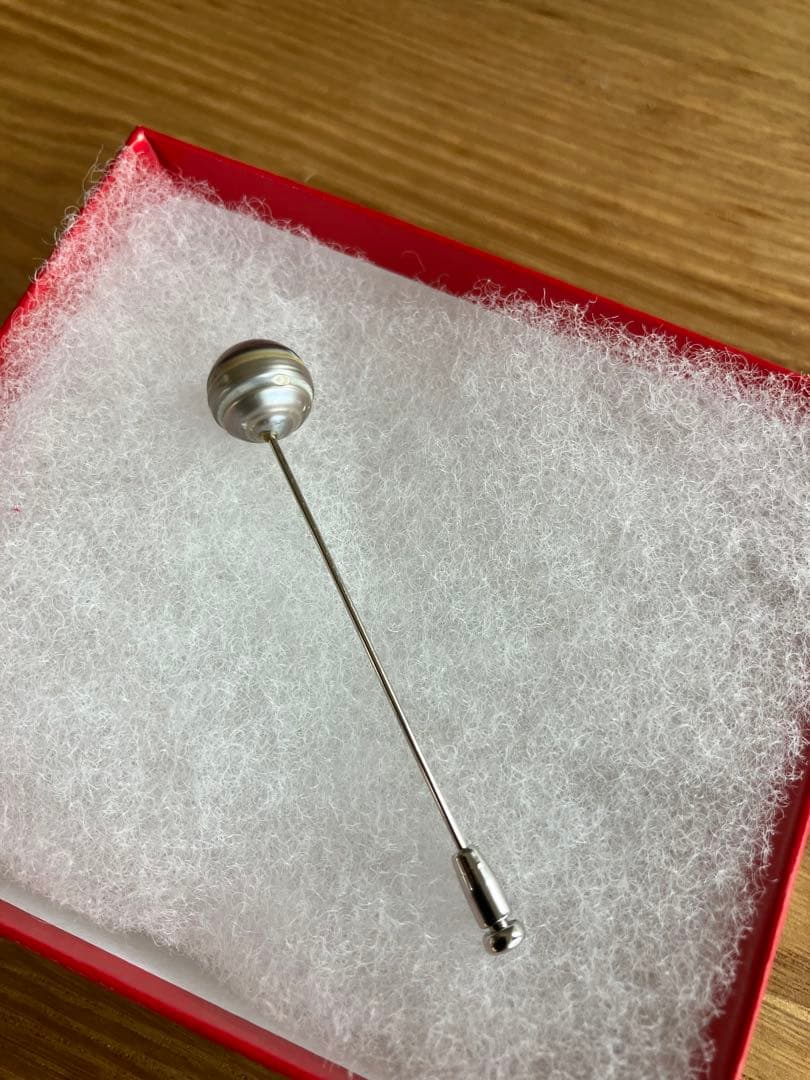 シンプルなピンブローチ K14 WG