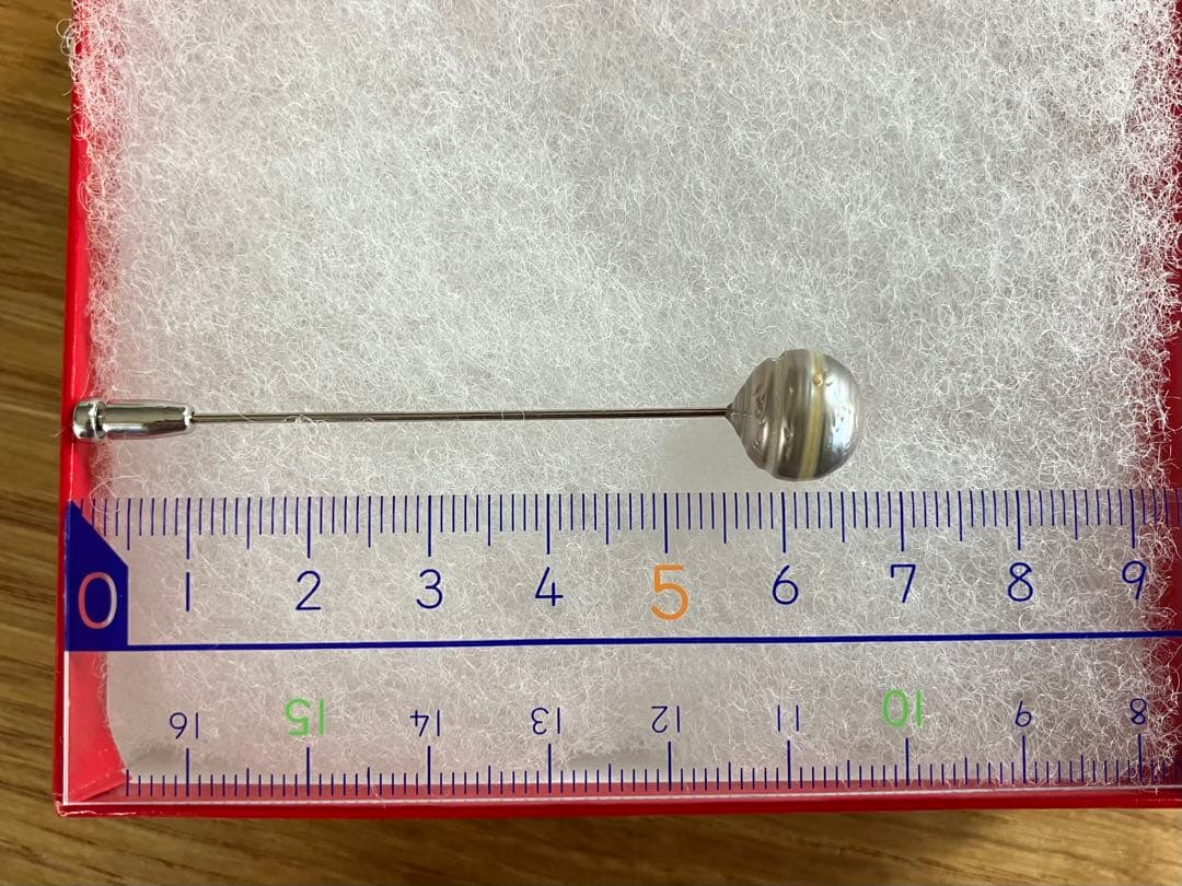 シンプルなピンブローチ K14 WG