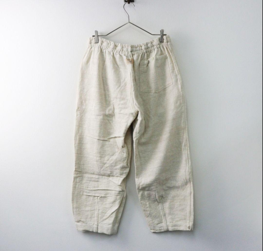 うさとの服　生成り　ワイドパンツ