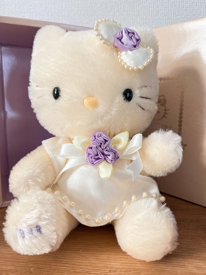 希少 1998年製 ハローキティ 500体限定 モヘアドール ぬいぐるみ
