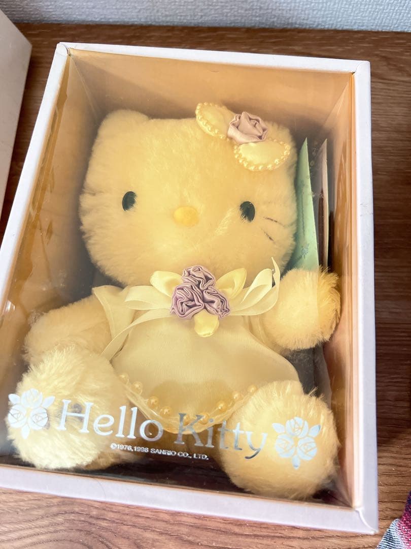 希少 1998年製 ハローキティ 500体限定 モヘアドール ぬいぐるみ